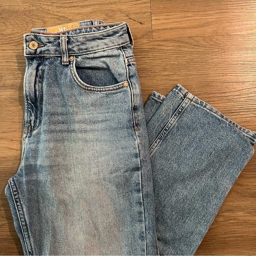 We the Free High Waisted Straight Leg Jeans
